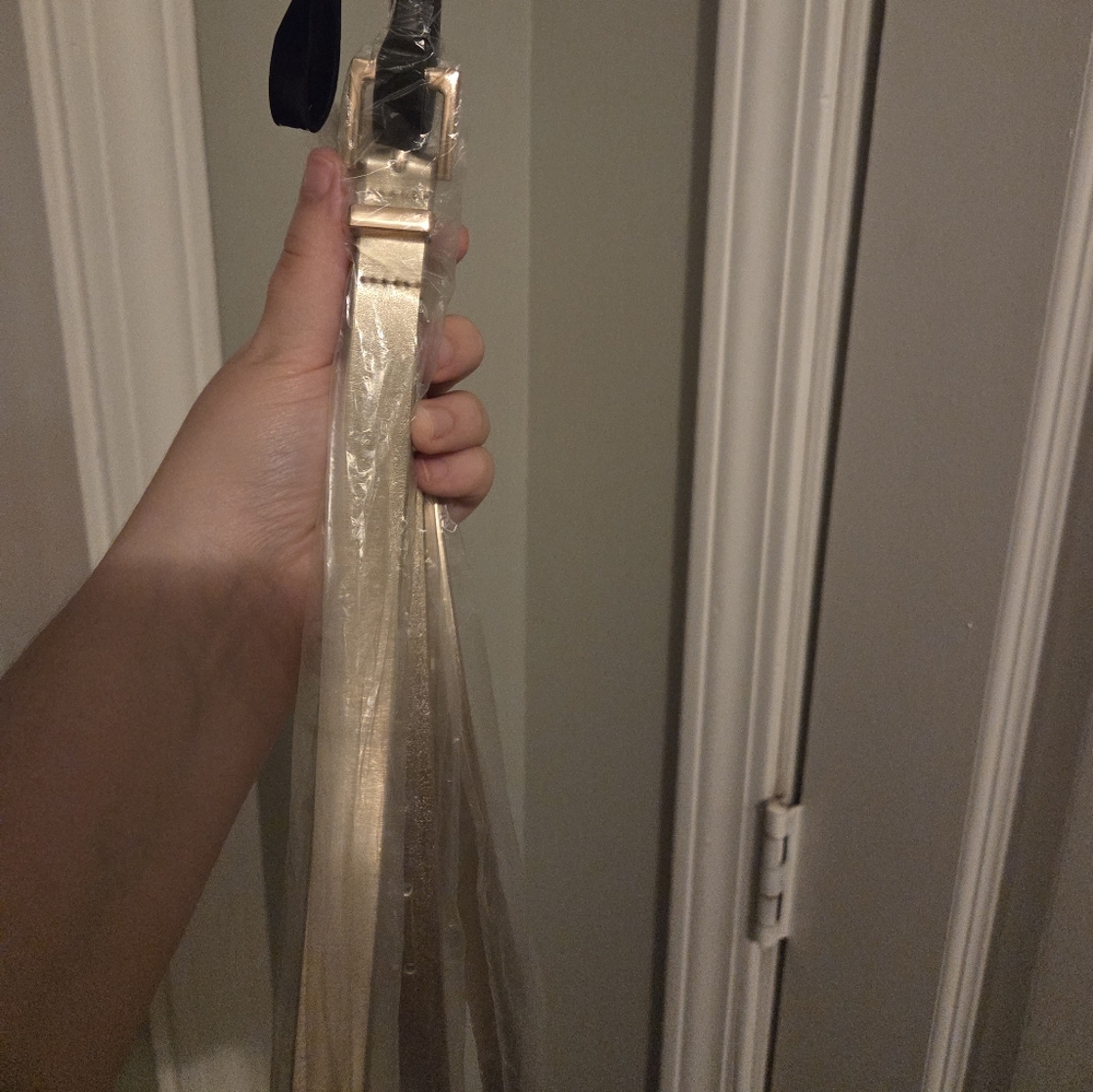 Torrid Shiny Gold Belt